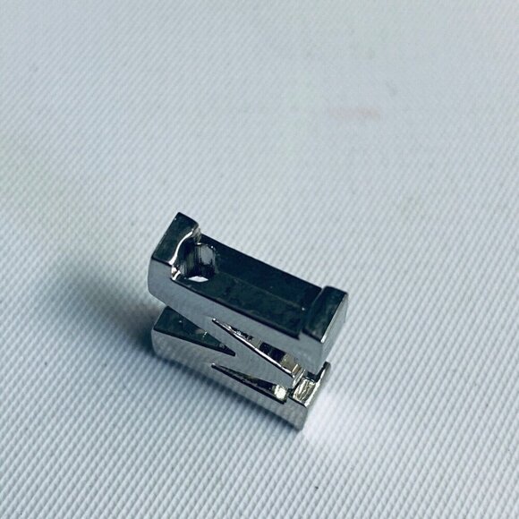 Jewelry Initial Beads Silvertone 17 Letters Set by Blue Moon Crafts Components N - Picture 7 of 7